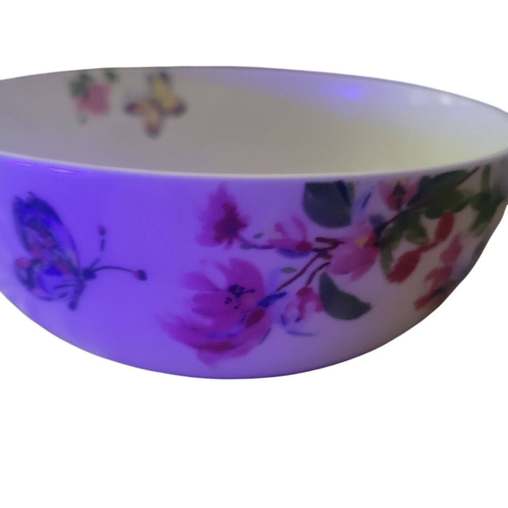 Mikasa Cereal Bowls Unisex Set of 4‎ White Butterfly Garden Floral Bone China